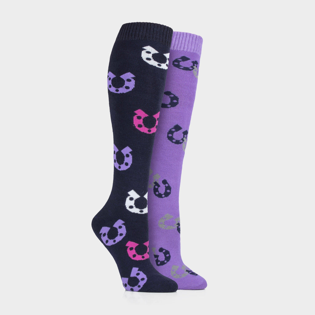 Kids Horseshoe Socks 2 Pack