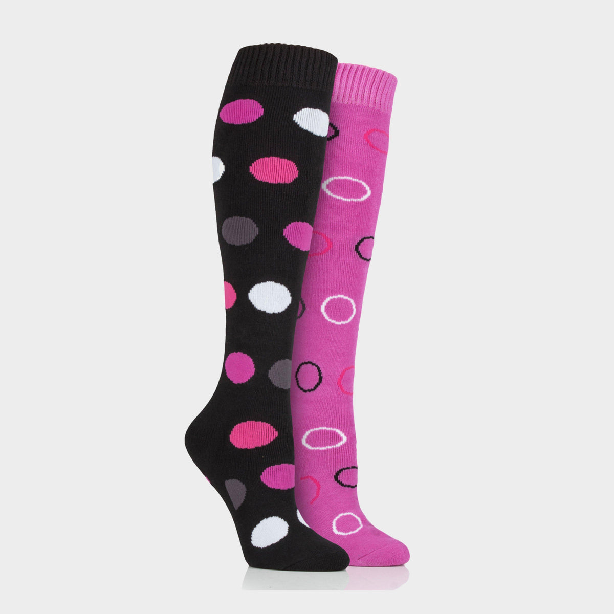 Women's Equestrian Midweight Spotty Socks