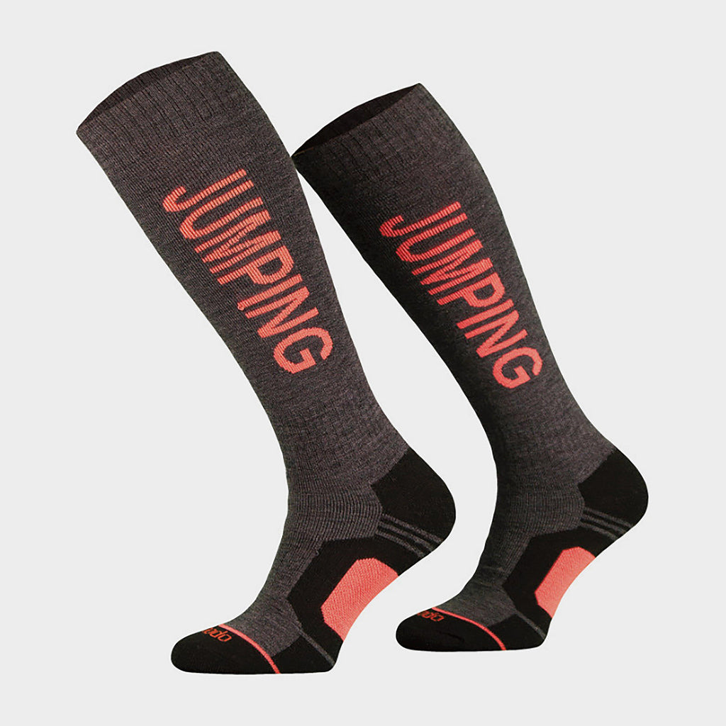 Jumping Socks Grey/Orange