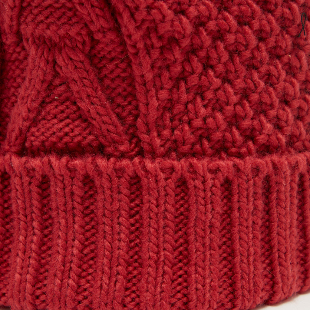 Georgia Pom Hat Red