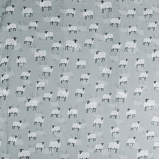 Sheep Print Scarf Grey