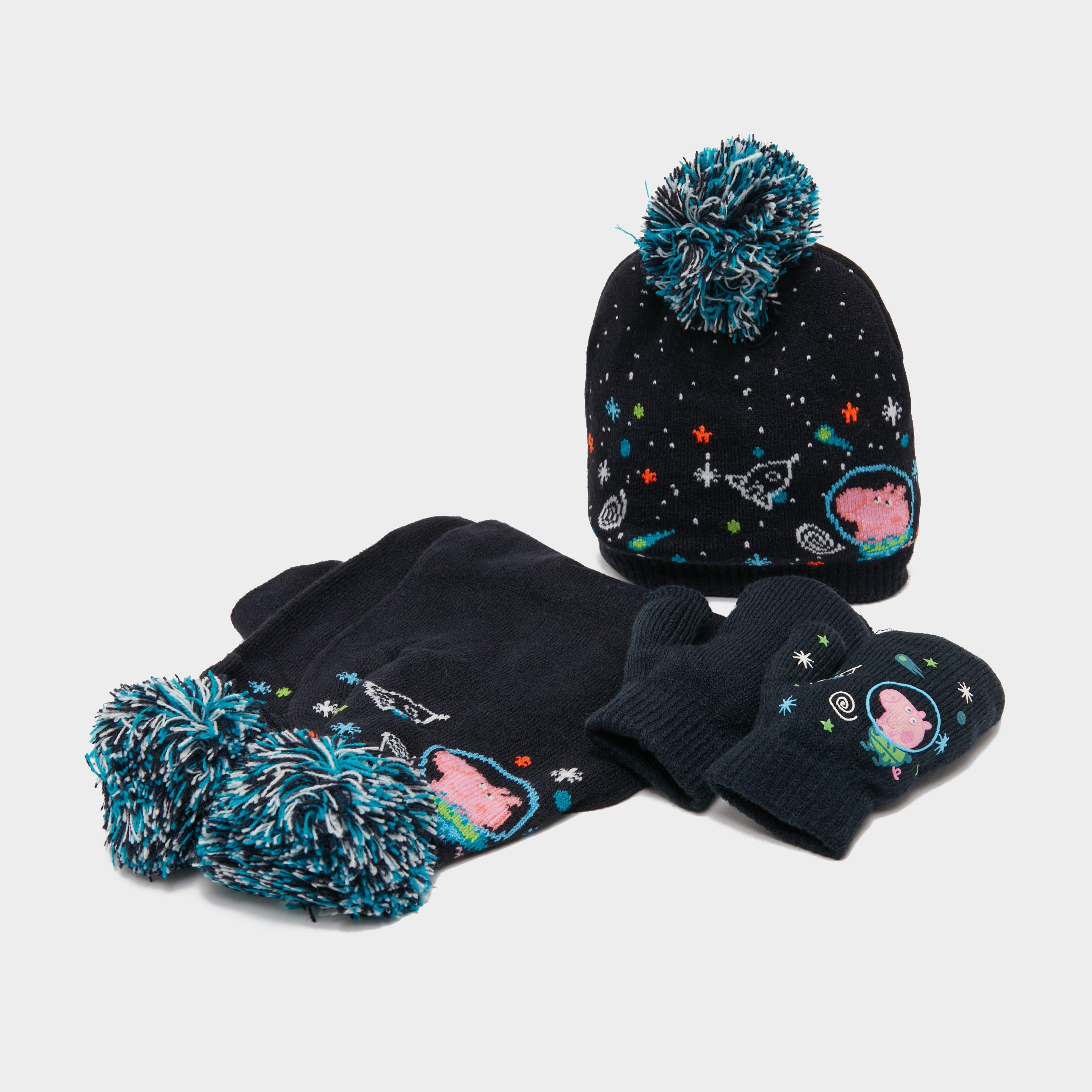 Kids' Peppa Pig Hat, Scarf and Mitt Set