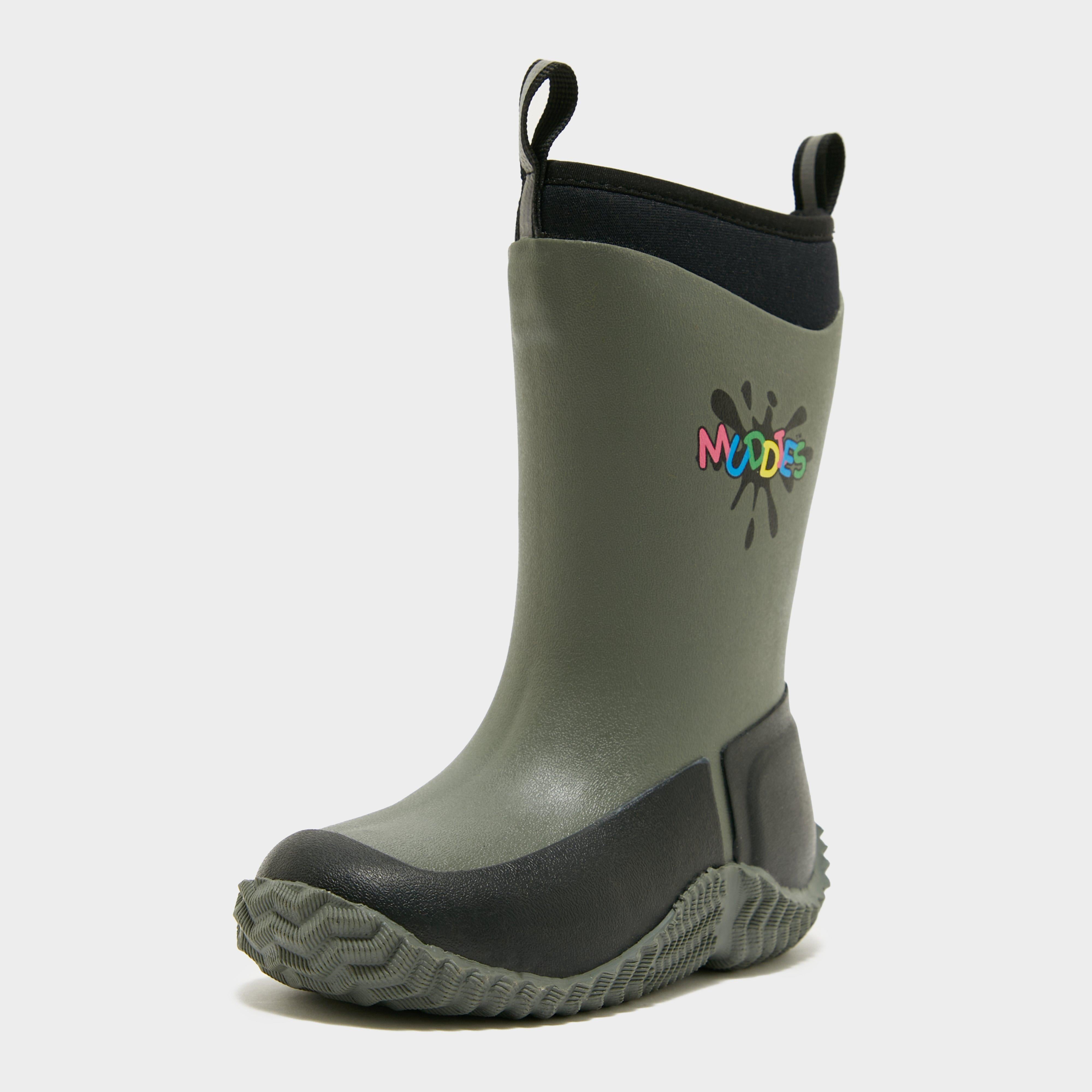 Kids Muddies Icicle 5.0 Wellingtons Charcoal