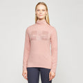Ladies Cecile Long Sleeve Top Blush Melange