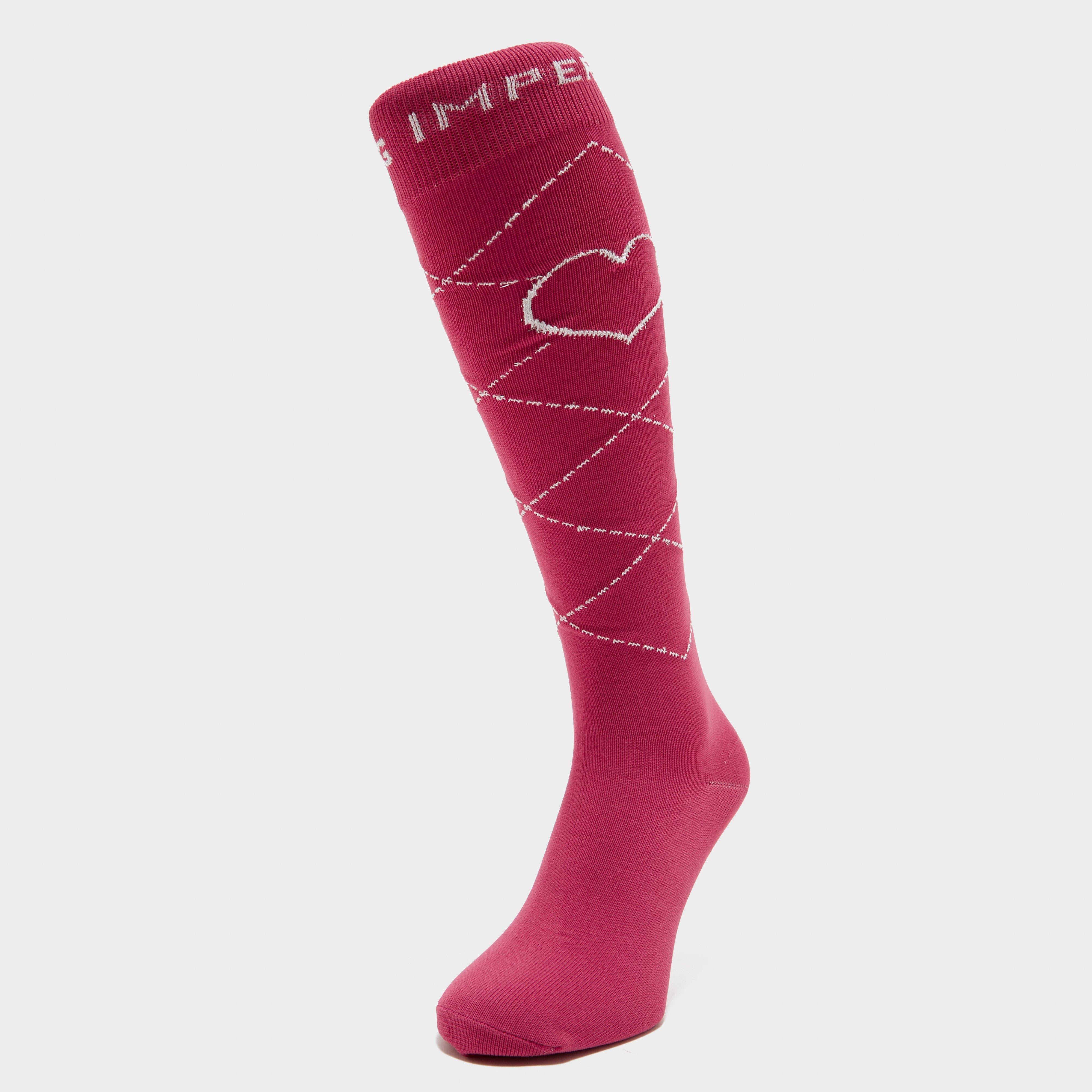 Ladies Heart Long Socks