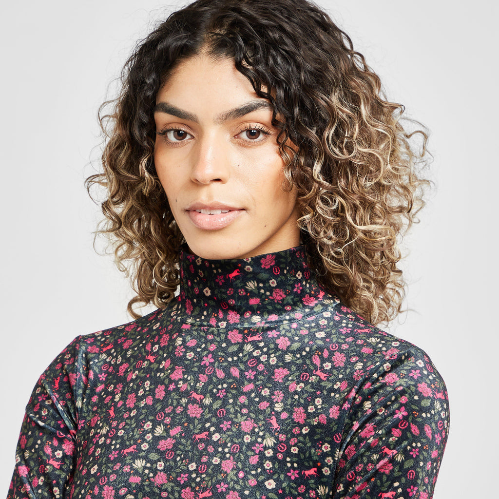 Women’s Flower Bomb Turtleneck