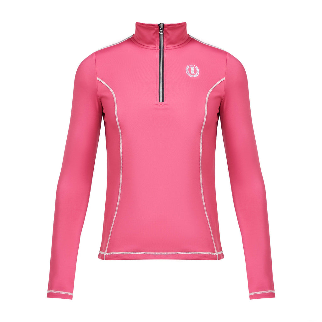 Kids’ Riding Sporty Star Half Zip Tech Top