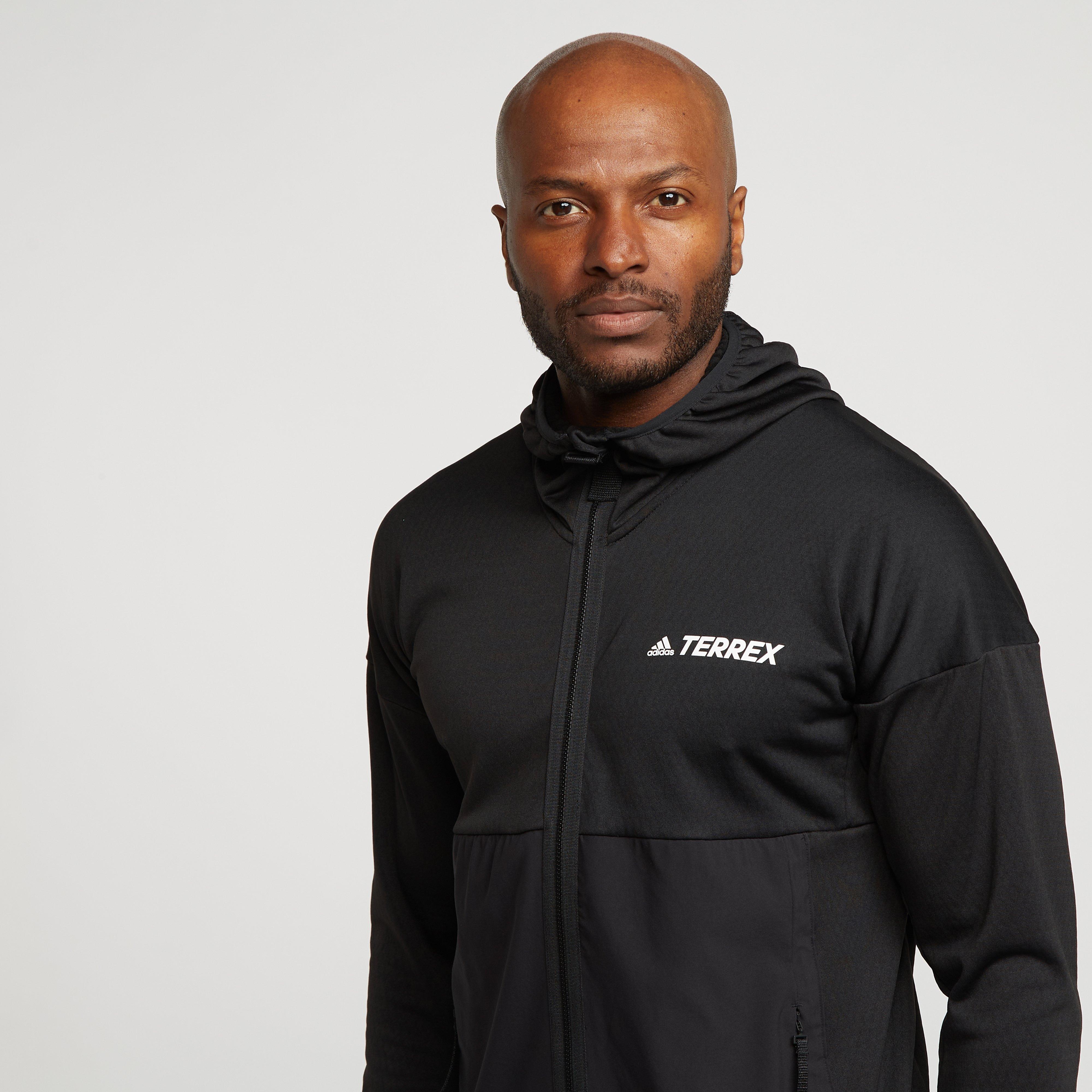 Men’s Terrex Tech Flooce Hooded Hiking Fleece Jacket