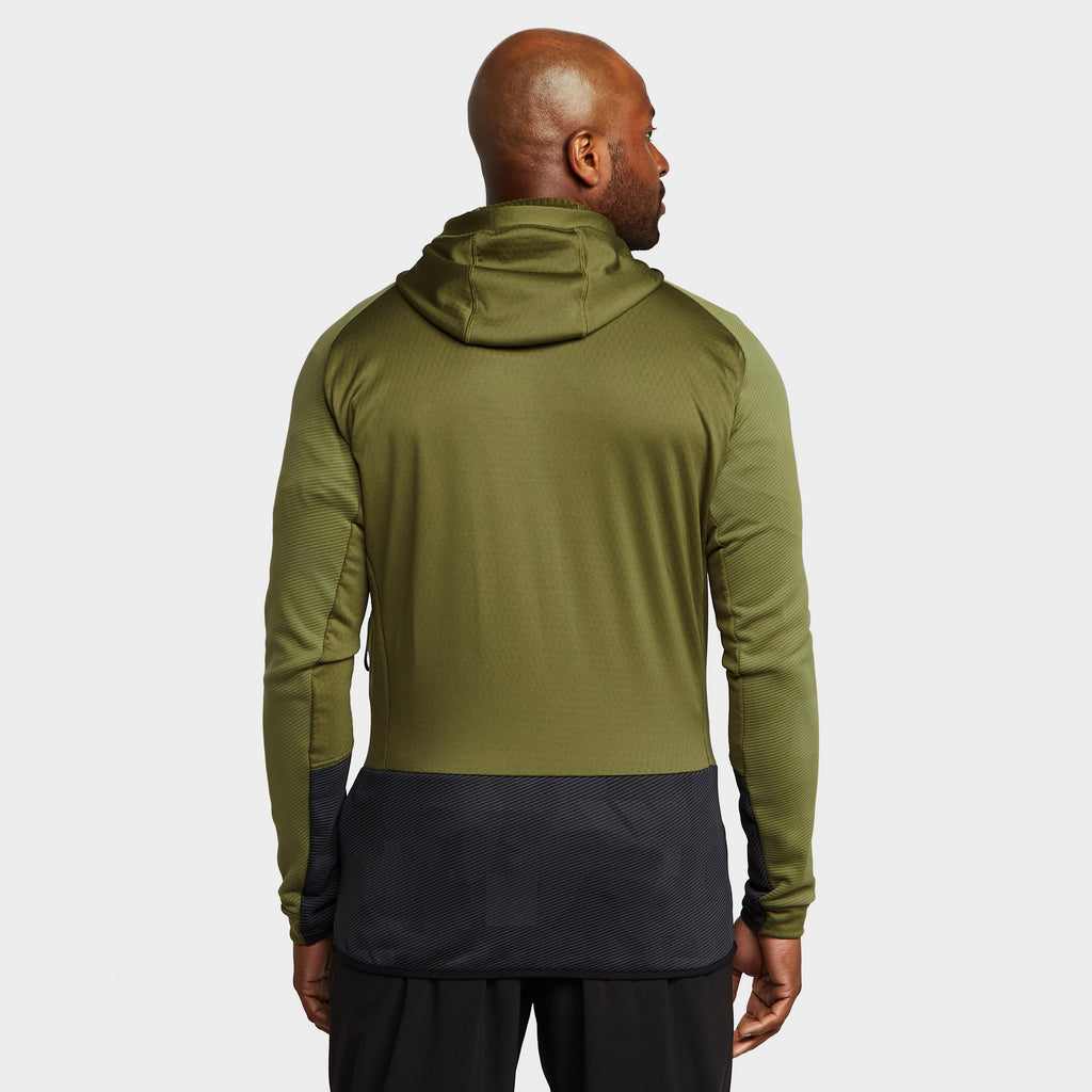 Men’s Tech Flooce Hooded Hiking Fleece Jacket