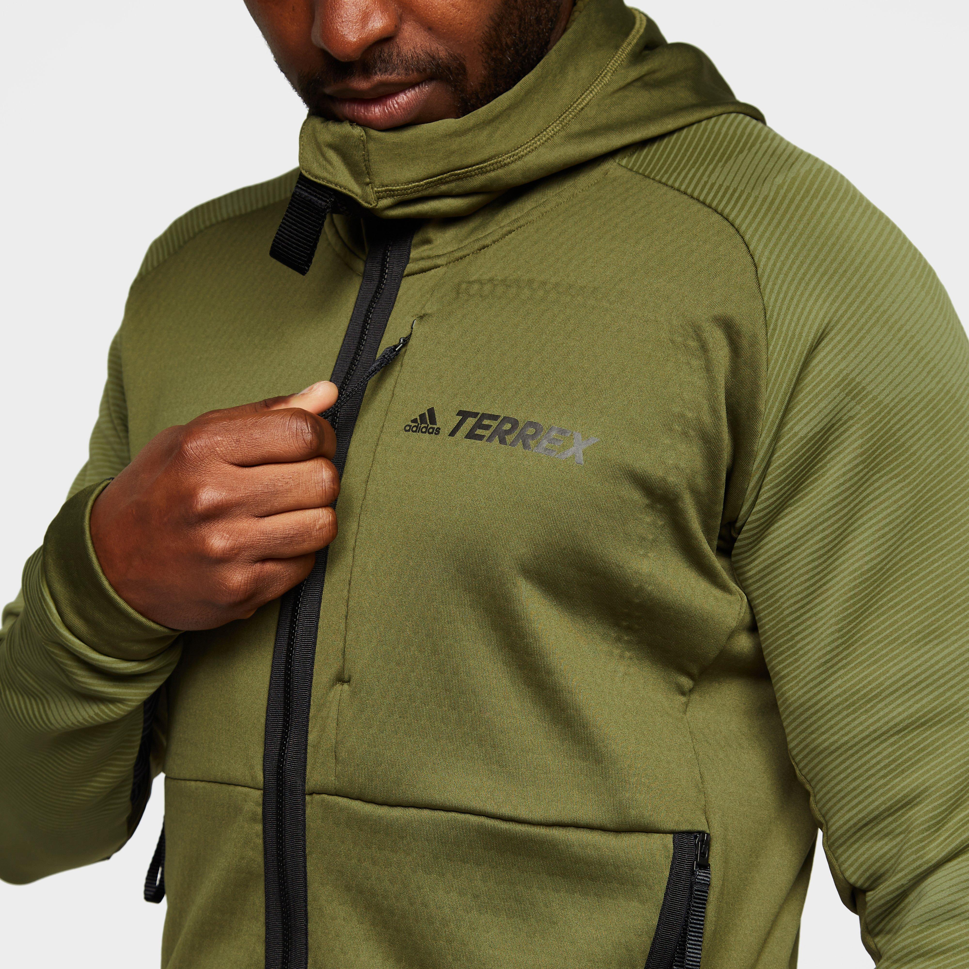Men’s Tech Flooce Hooded Hiking Fleece Jacket