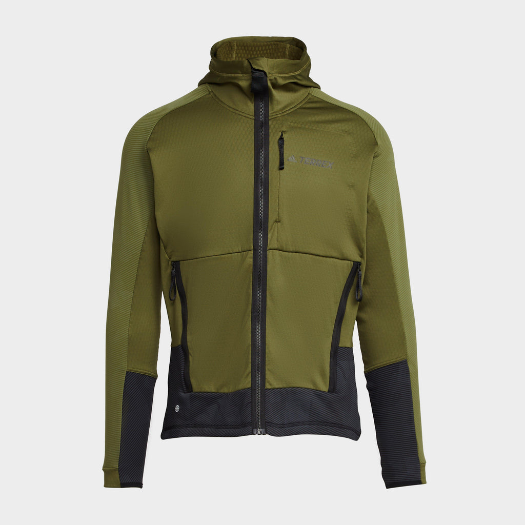 Men’s Tech Flooce Hooded Hiking Fleece Jacket
