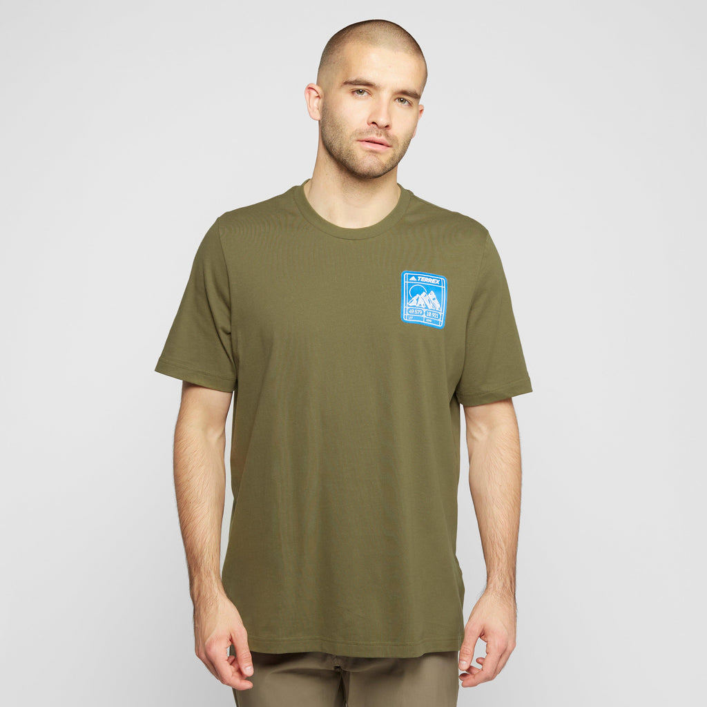 Men’s T Patch Mountain Graphic T-Shirt
