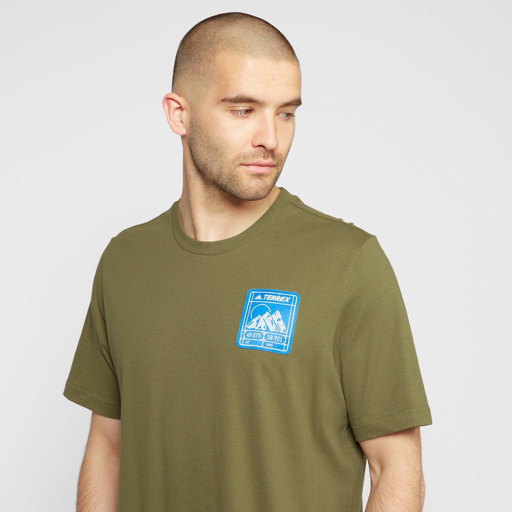 Men’s T Patch Mountain Graphic T-Shirt