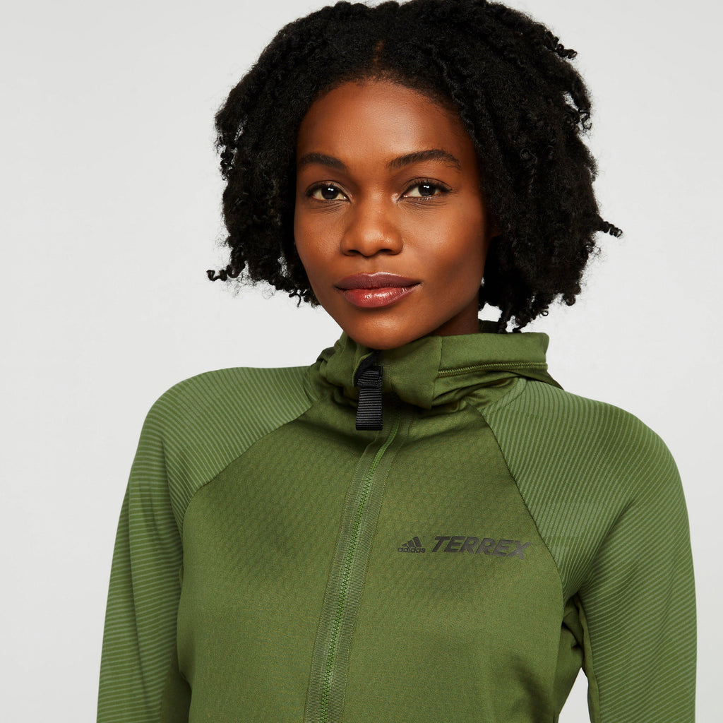 Women’s Tech Flooce Hooded Hiking Fleece Jacket