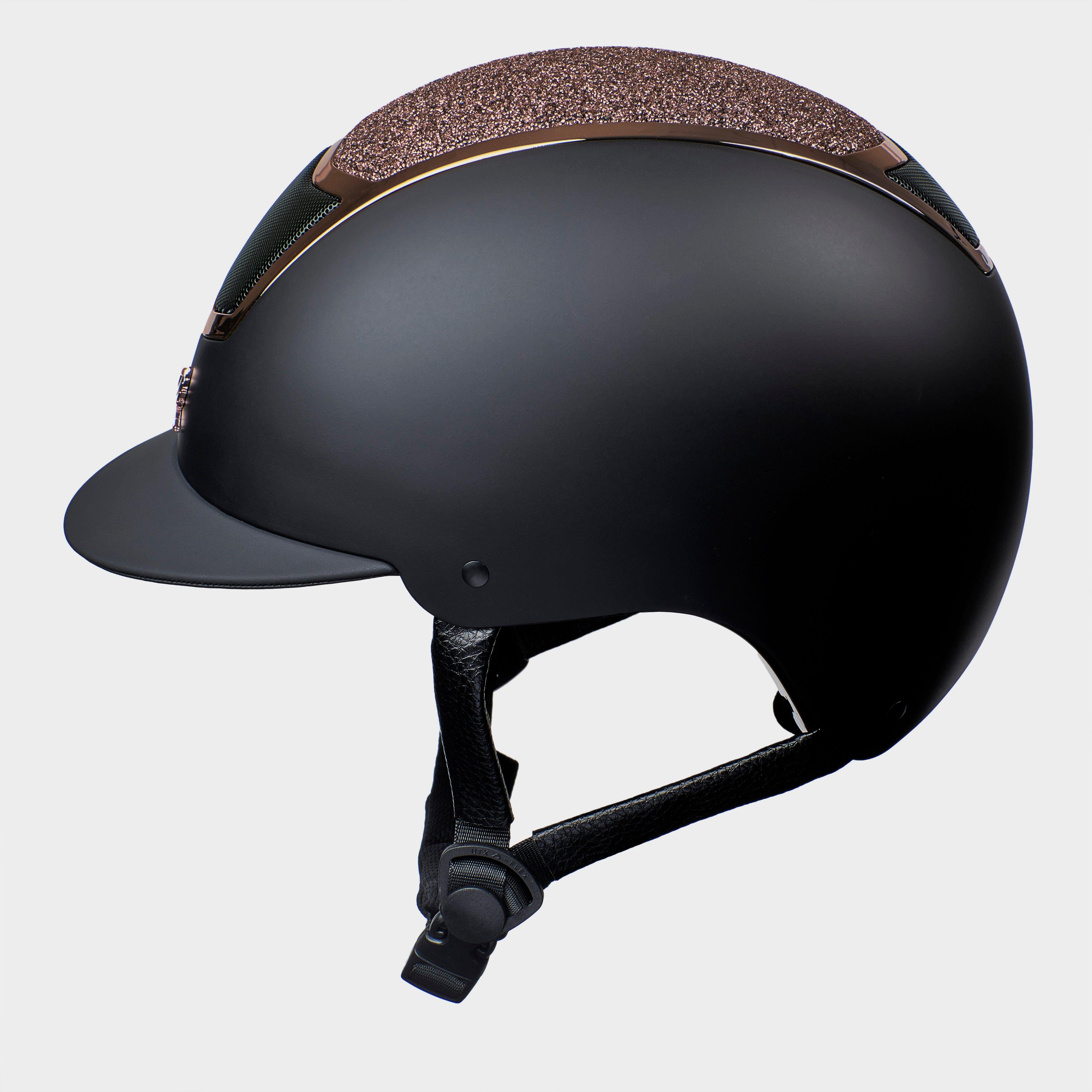 Valentina Riding Hat Black/Rose Gold