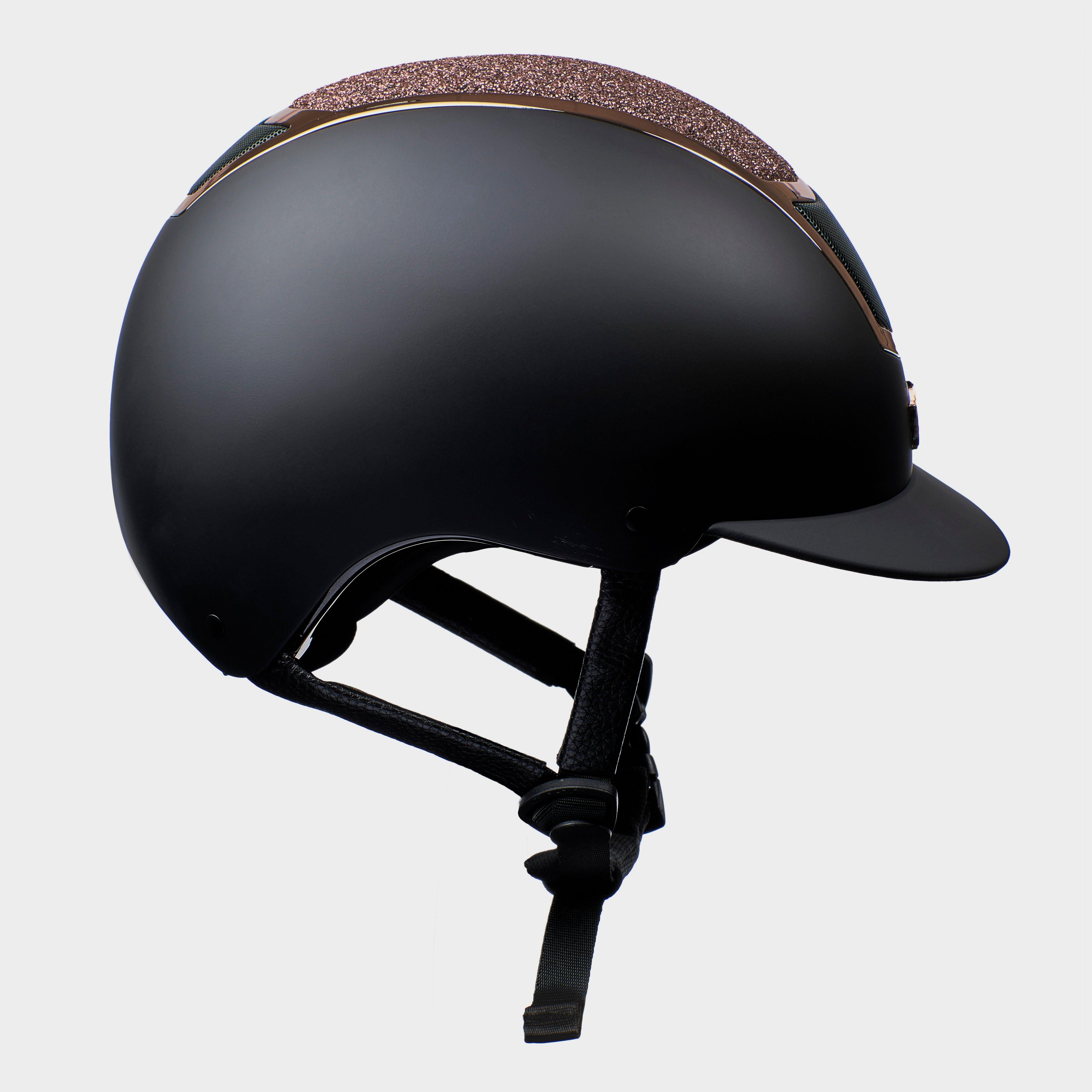 Valentina Riding Hat Black/Rose Gold