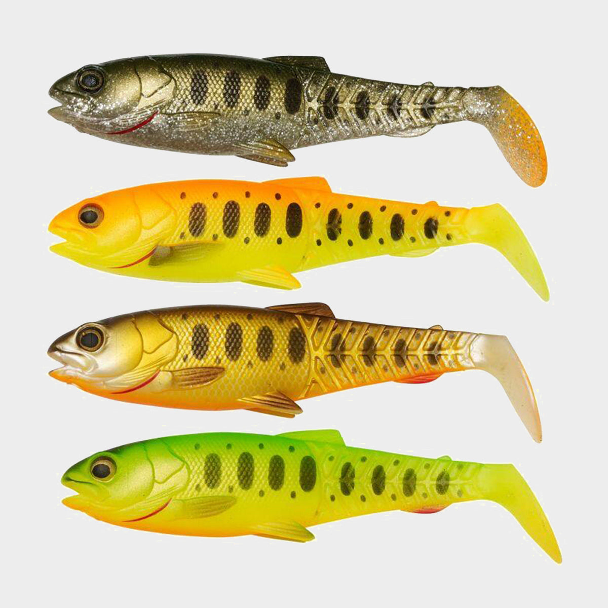 Craft Cannibal Paddle Tail Shad Dark Water Mix (8.5cm)