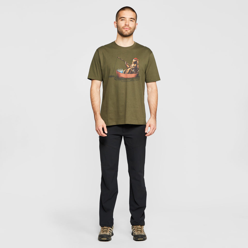 Men's Fishing Bear T-Shirt