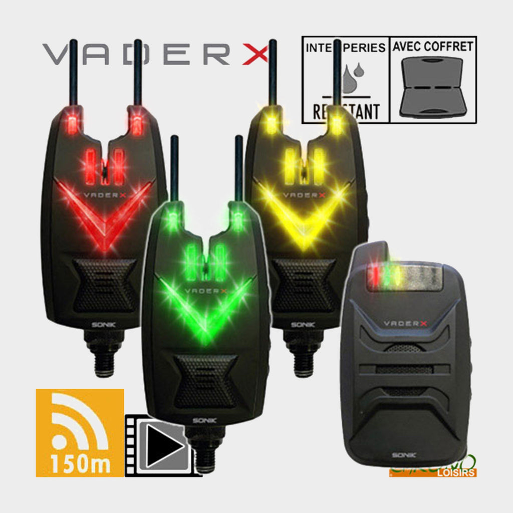 Vader X 3+1 Bite Alarm Set