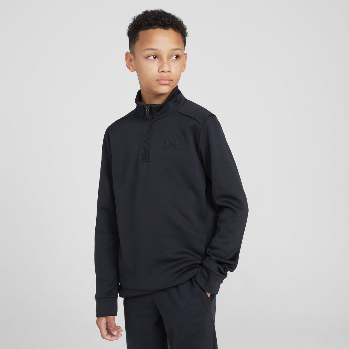 Kids’ UA Armour Fleece® 1/4 Zip Track Top