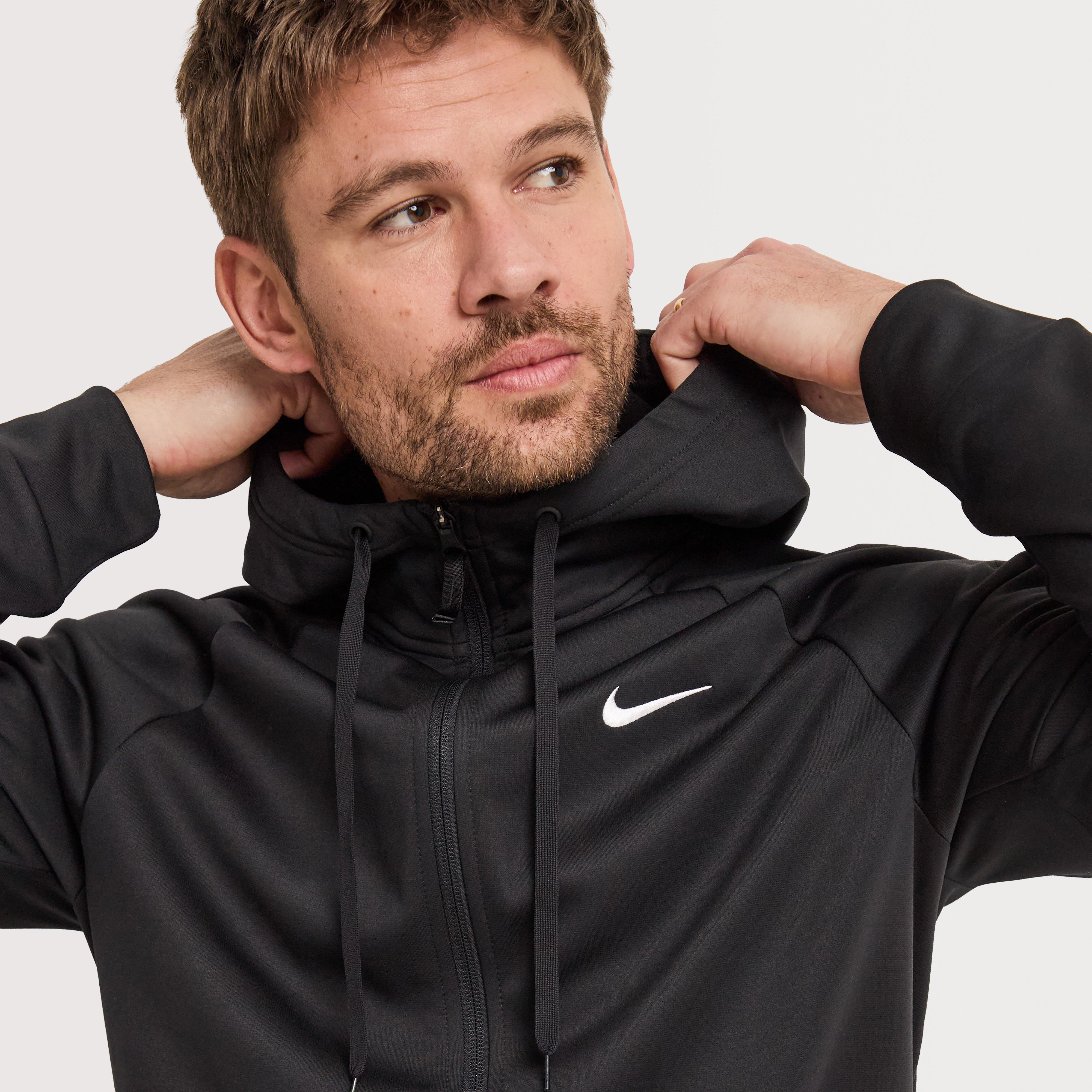 Black Nike Men's Therma-FIT Full-Zip Hoodie – GO Outdoors