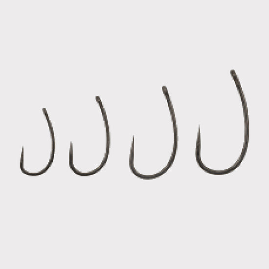 Sniper Curve Shank Barbless Hook Size 4