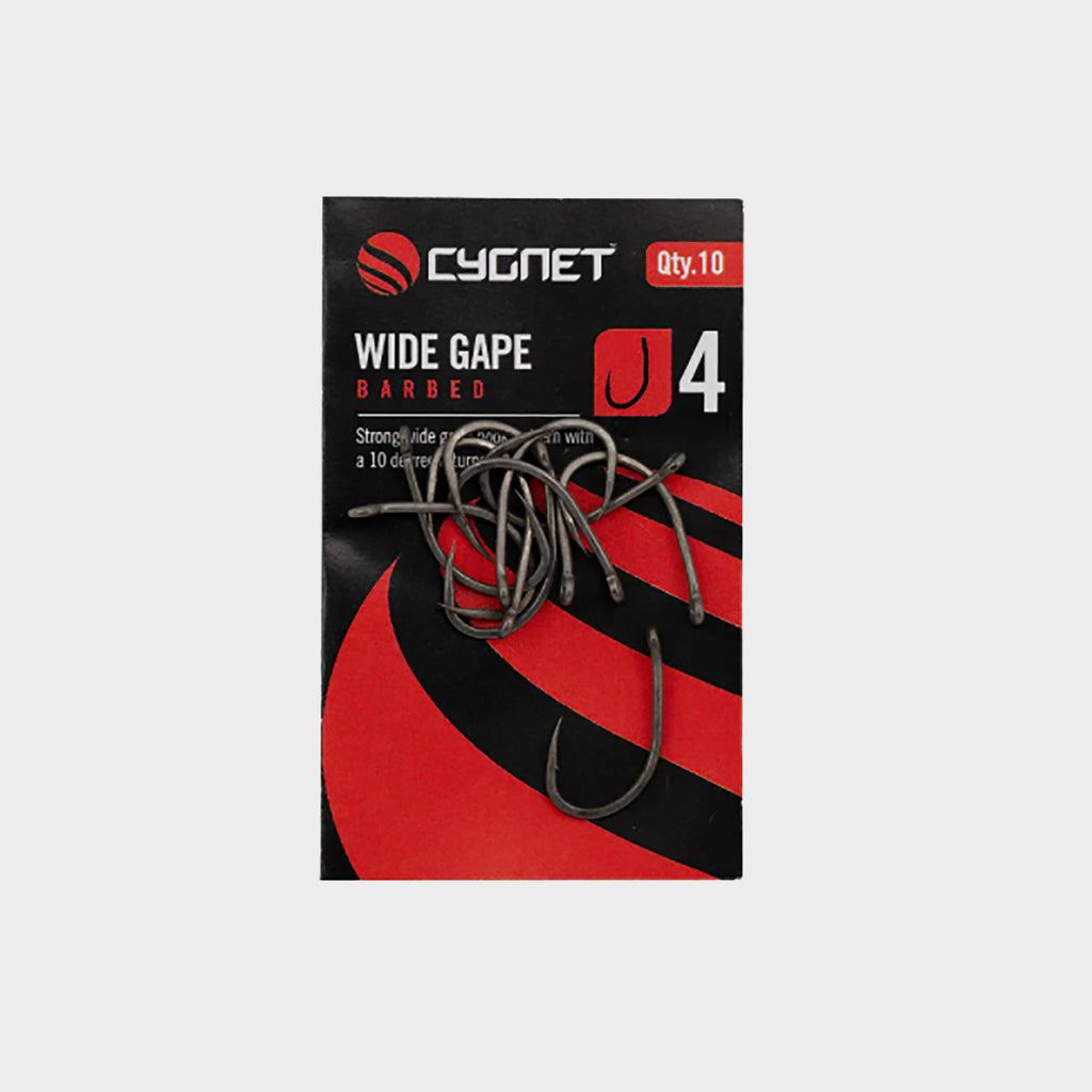 Wide Gape Hooks Size 4 Barbed
