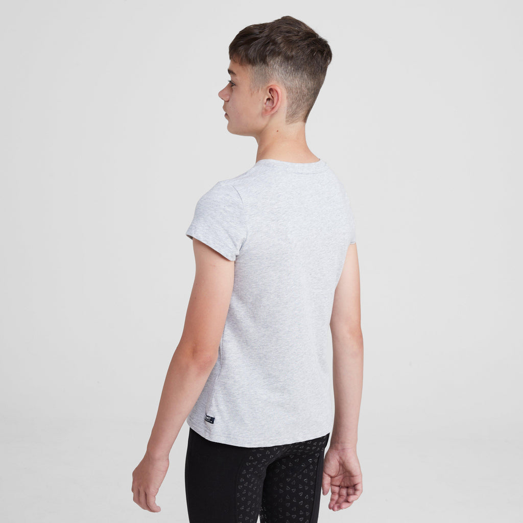 Kids’ Vertical Logo Short Sleeved Top