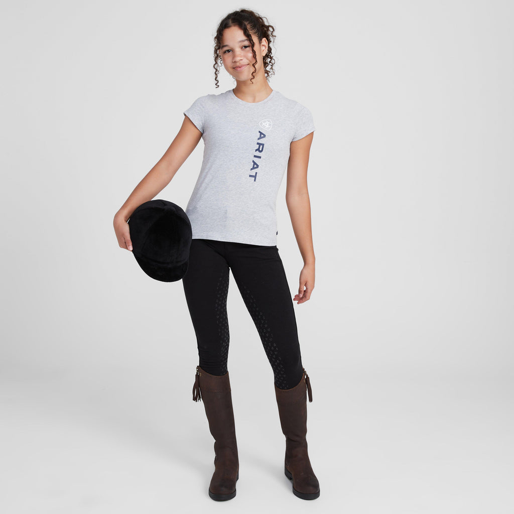 Kids’ Vertical Logo Short Sleeved Top