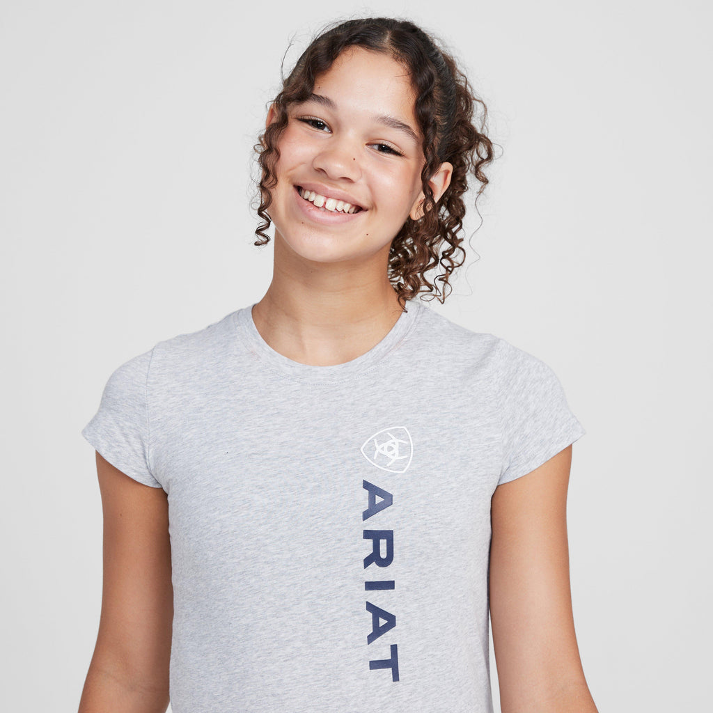 Kids’ Vertical Logo Short Sleeved Top