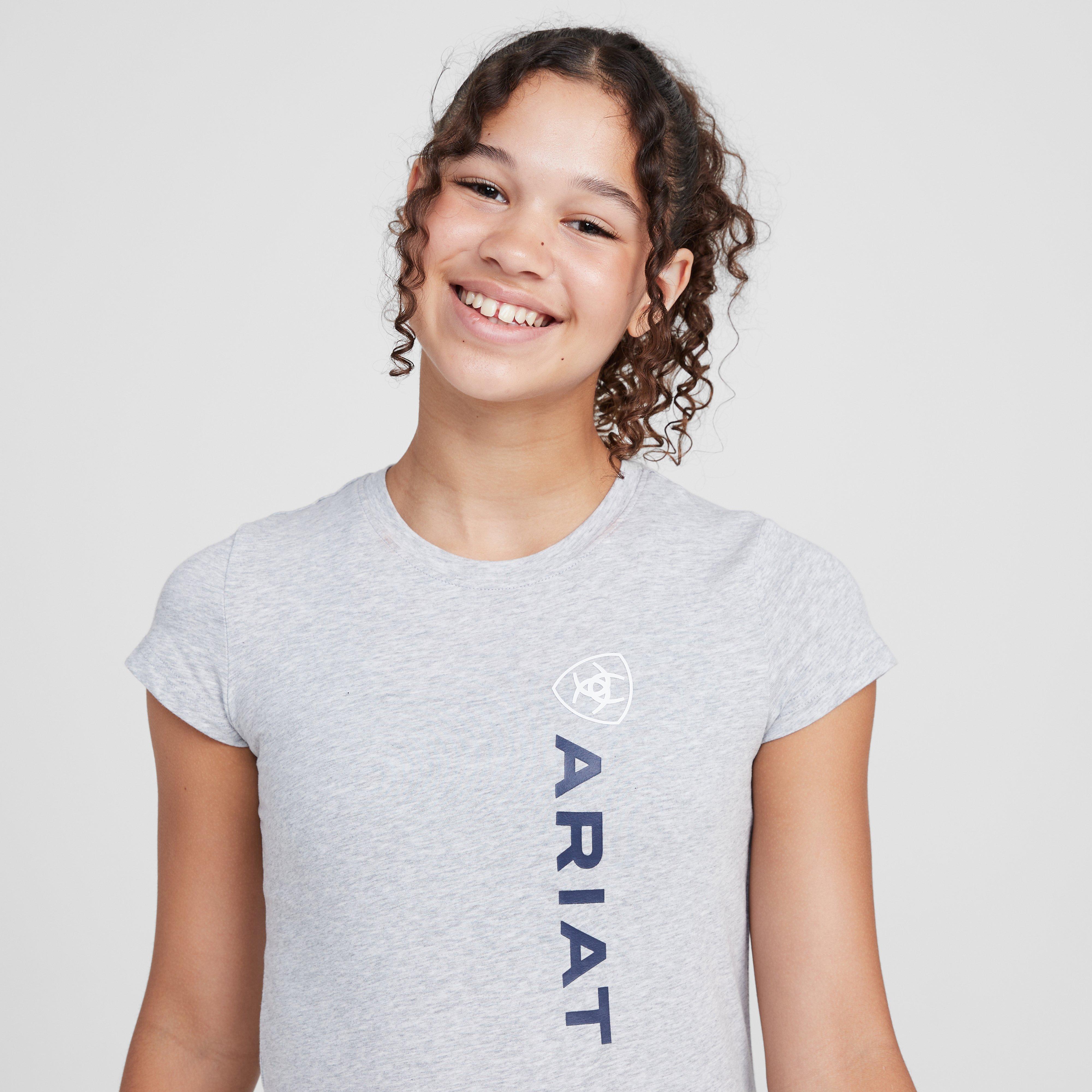 Kids’ Vertical Logo Short Sleeved Top