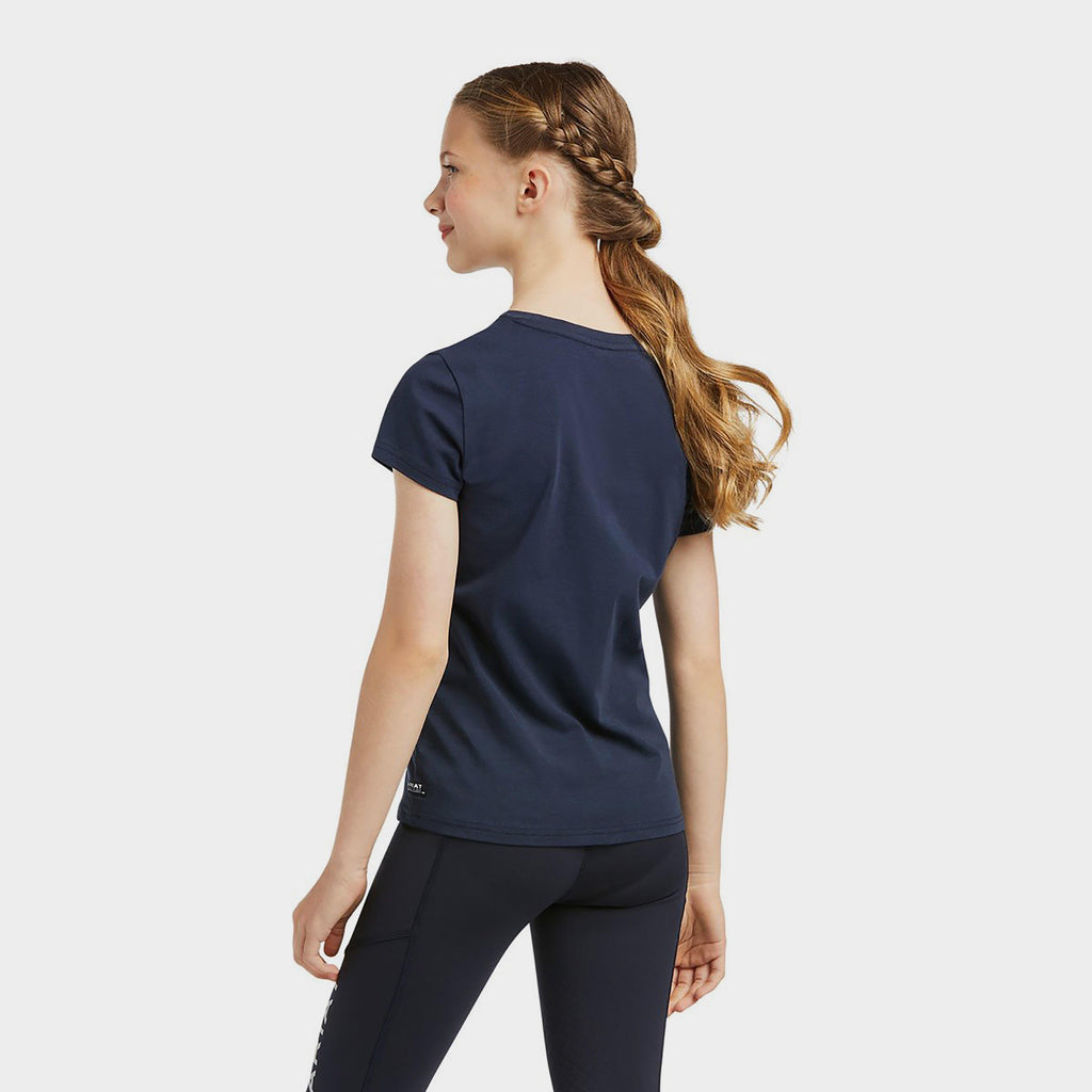 Kids’ Vertical Logo Short Sleeved Top
