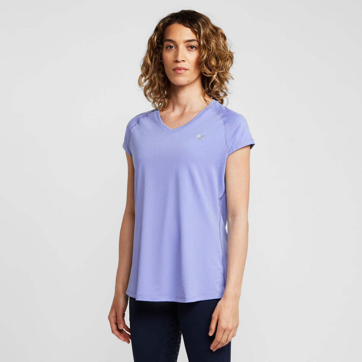 Womens Elverson Tech Top Sky Blue