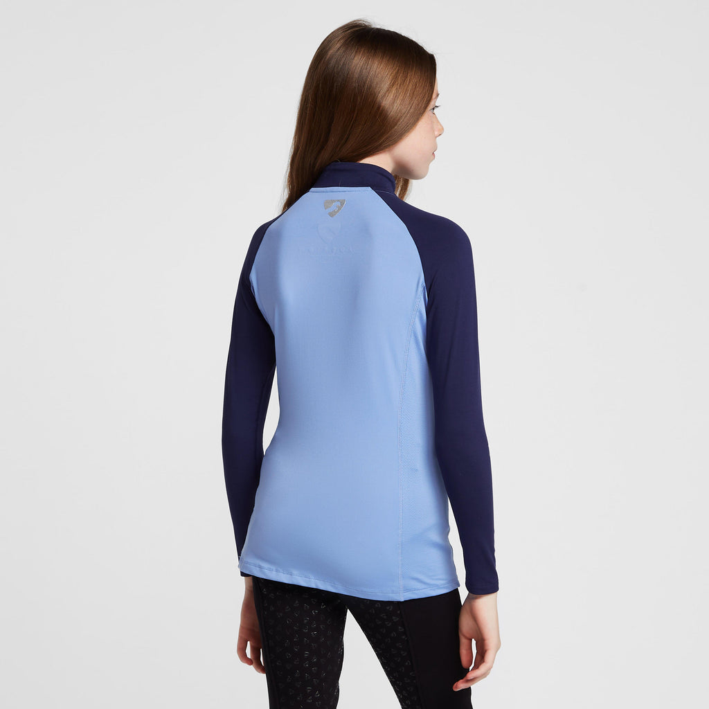Kids’ Newbury Long Sleeve Baselayer Sky Blue