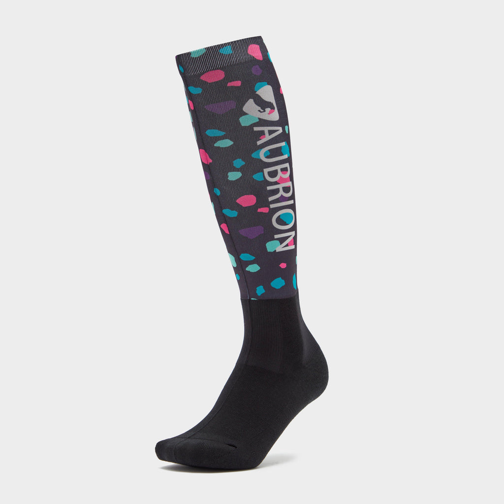 Childs Hyde Park Socks Pink Spot