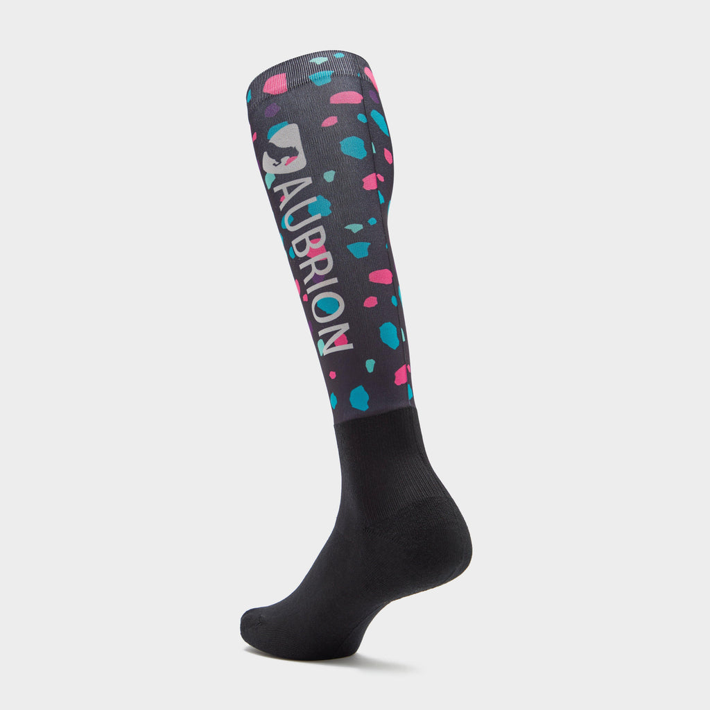 Childs Hyde Park Socks Pink Spot