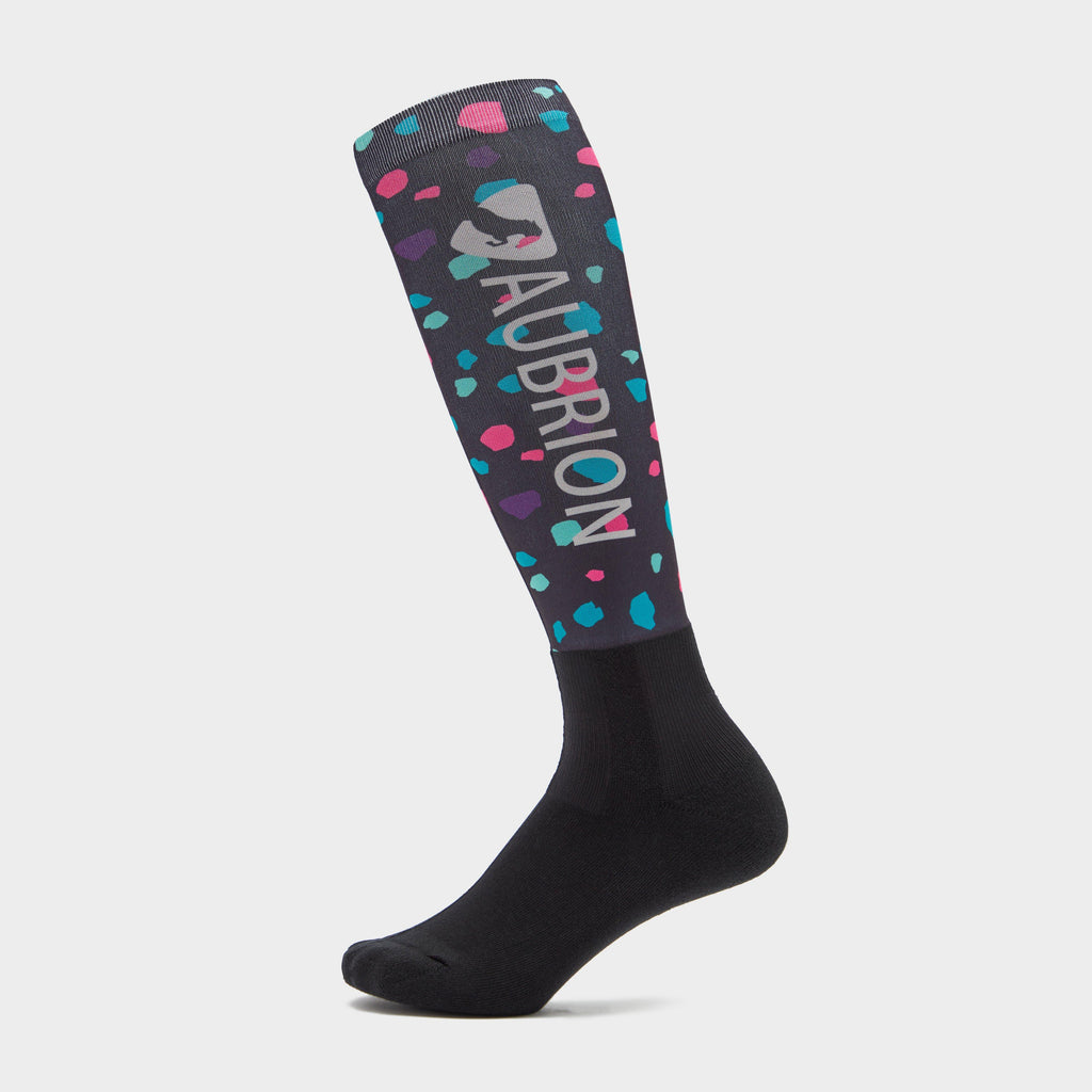 Childs Hyde Park Socks Pink Spot