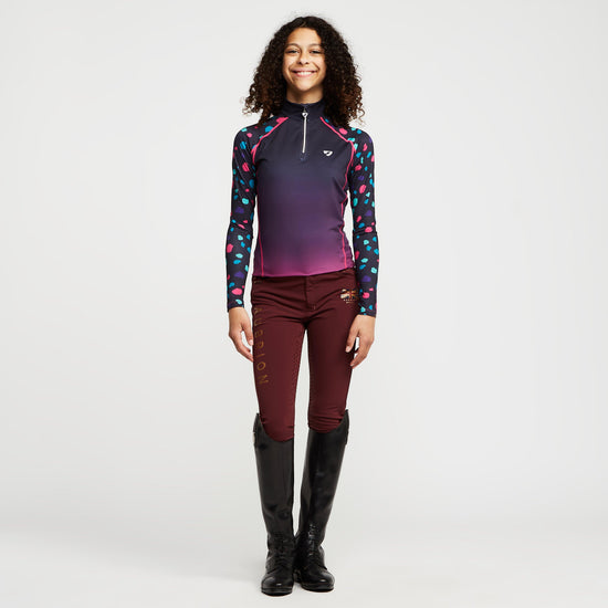 Childs Team Breeches Burgundy