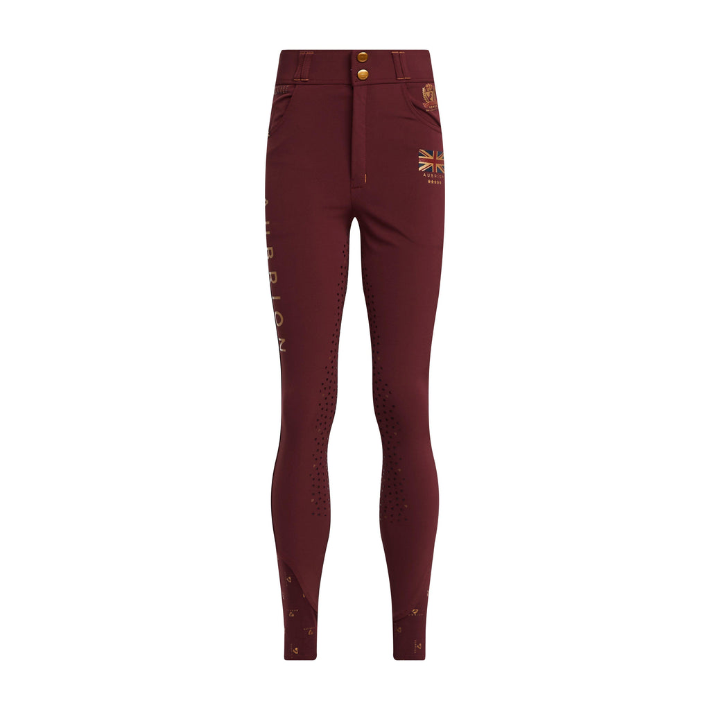 Childs Team Breeches Burgundy