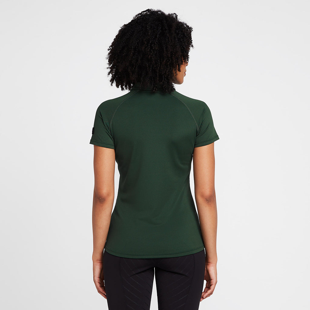 Womens Tiana Pique Short Sleeve Polo Shirt