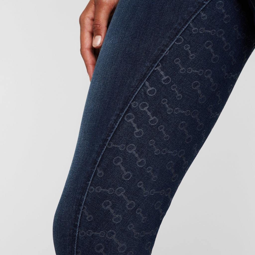 Women’s Kaia Denim Silicone Full Seat Breeches