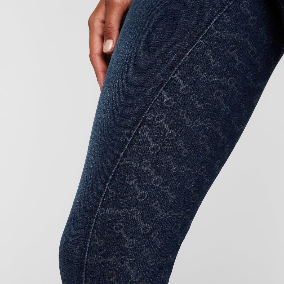 Women’s Kaia Denim Silicone Full Seat Breeches