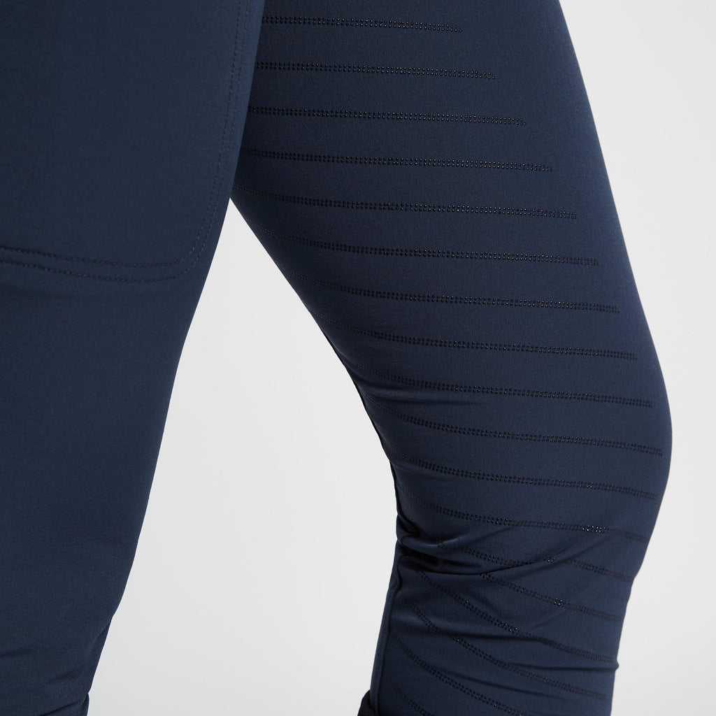Womens Anna Silicone Full Seat Breeches Obscure Night Blue