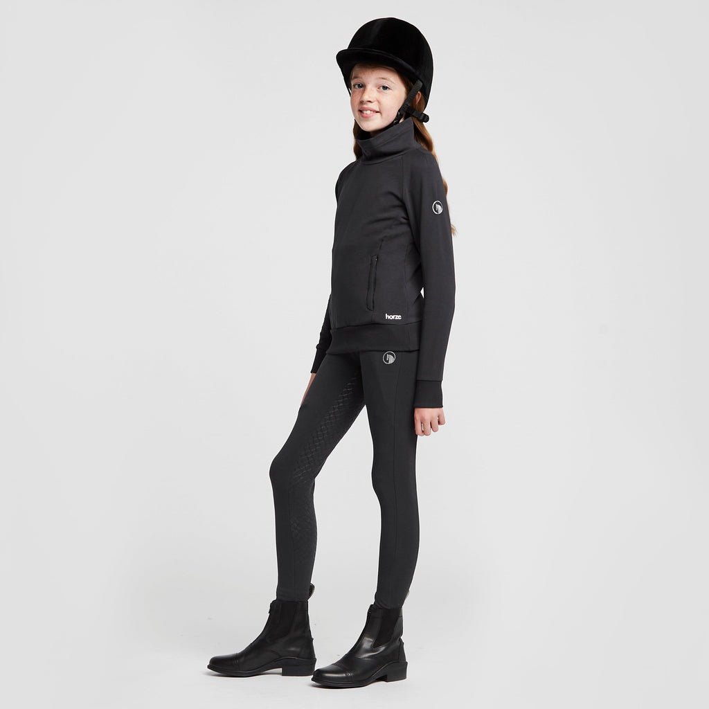 Kids' Organic Emmie Cotton Silicone Full Seat Riding Tights