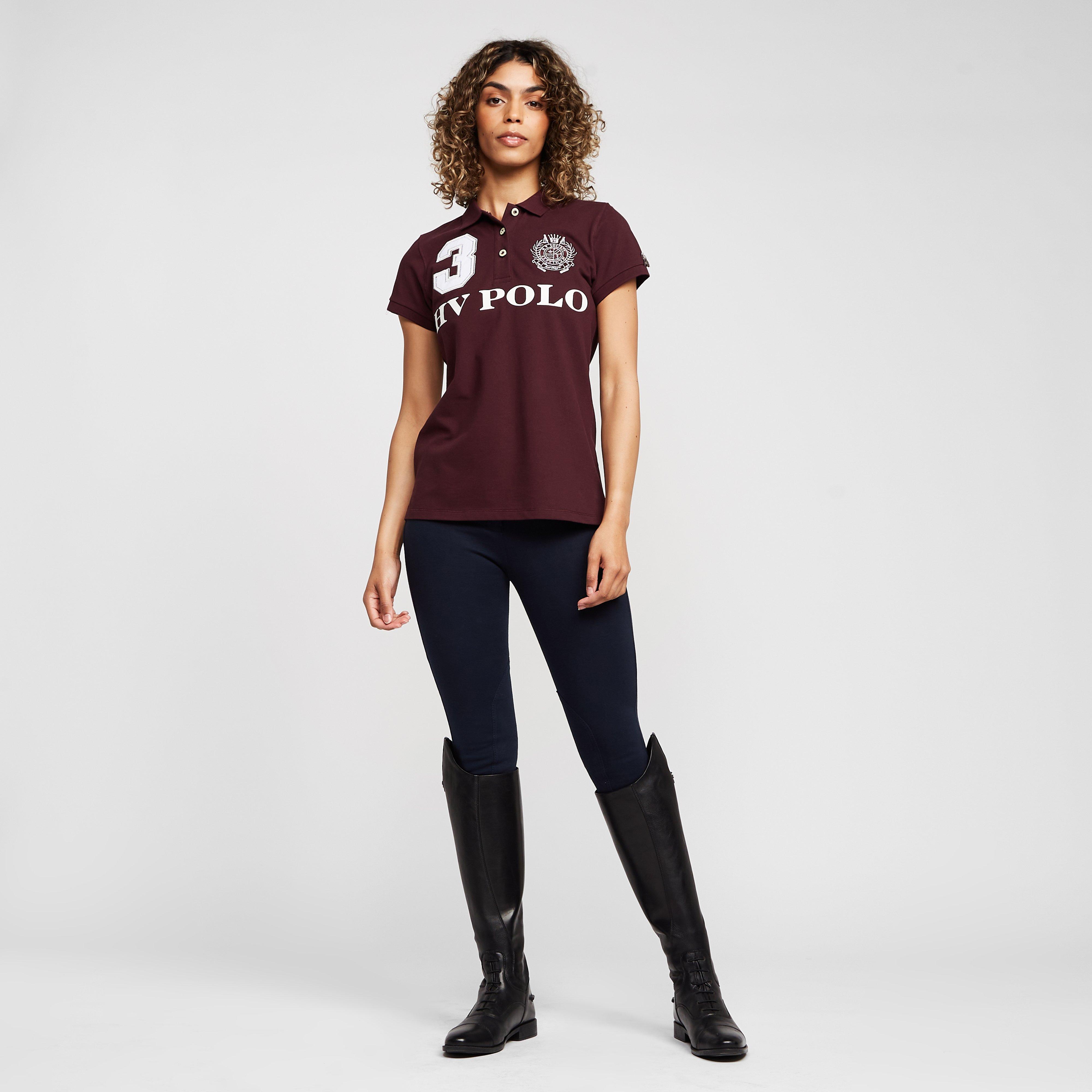 Ladies Favouritas EQ Polo Shirt Deep Berry Red