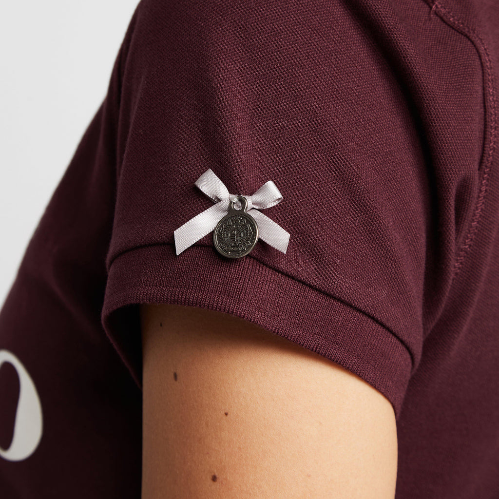 Ladies Favouritas EQ Polo Shirt Deep Berry Red