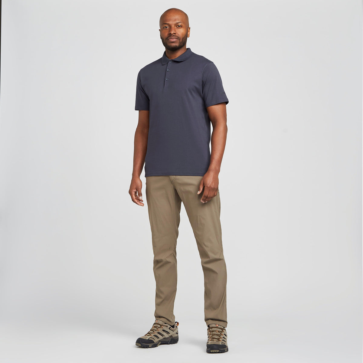 Mens Sinton Polo Shirt India Grey