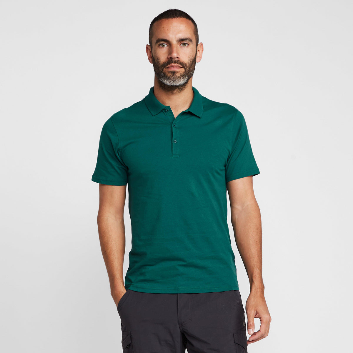 Mens Sinton Polo Shirt Pacific Green