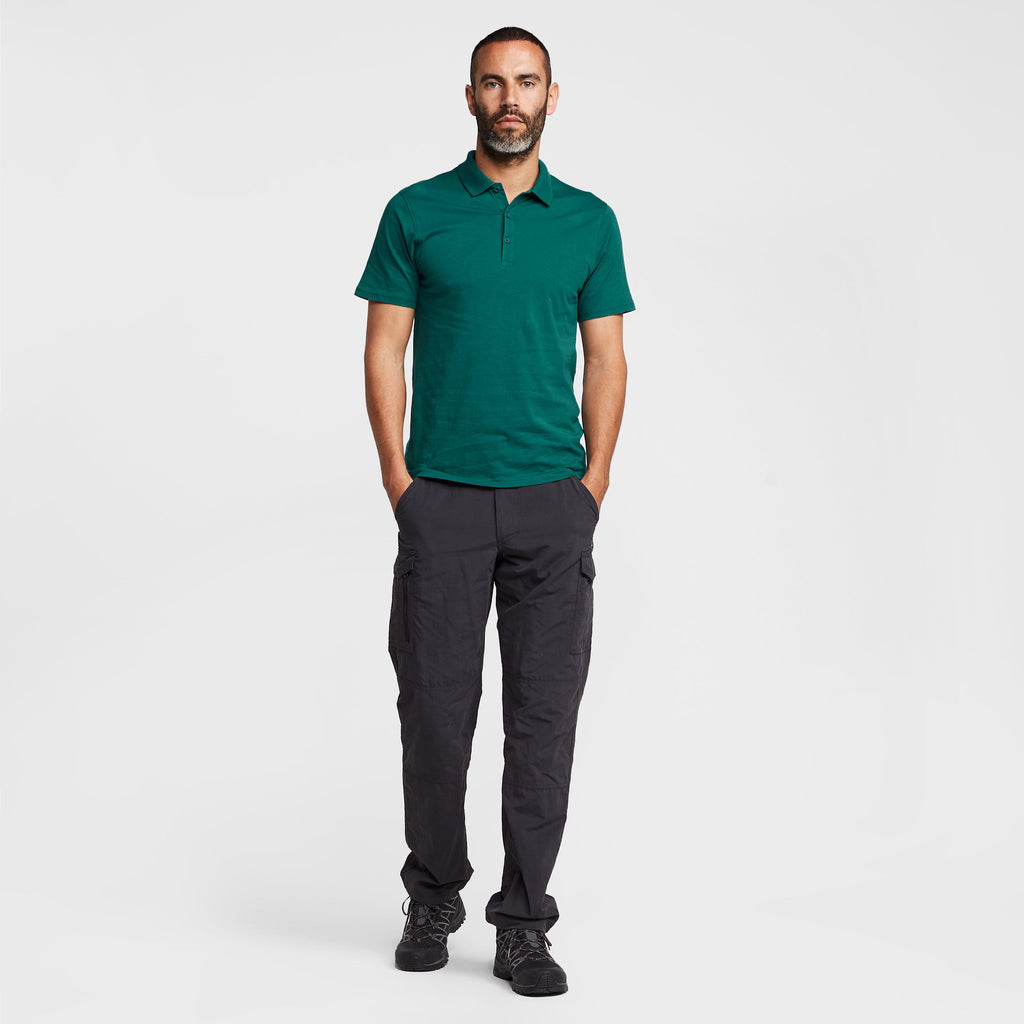 Mens Sinton Polo Shirt Pacific Green