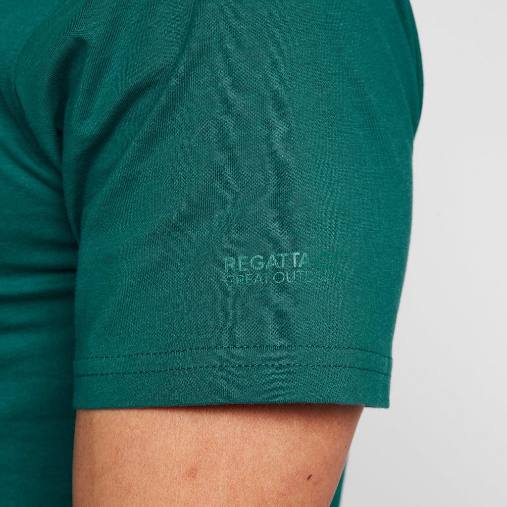 Mens Sinton Polo Shirt Pacific Green